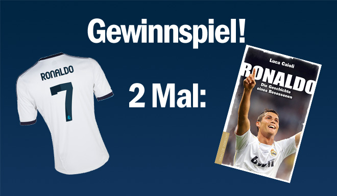 Gewinnspiel: Gewinne ein Trikot von Cristiano Ronaldo oder die Biografie über den Portugiesen Gewinnspiel: Gewinne ein Trikot von Cristiano Ronaldo oder die Biografie über den Portugiesen
