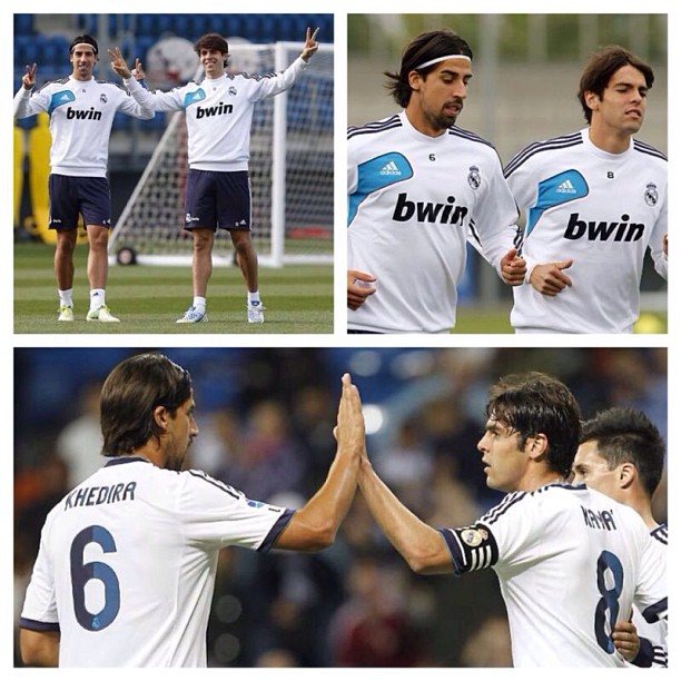 Sami Khedira verabschiedet Kaká Sami Khedira verabschiedet Kaká