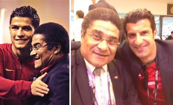 Eusebio Cristiano Ronaldo Luis Figo
