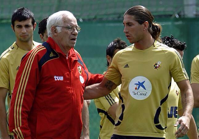 Luis Aragonés und Sergio Ramos Luis Aragonés und Sergio Ramos