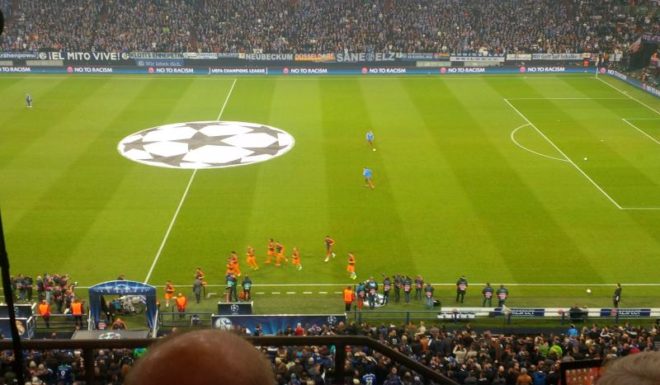 Pressetribüne Schalke