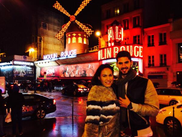 Isco Alarcon und Victoria Calderon Isco Alarcon und Victoria Calderon