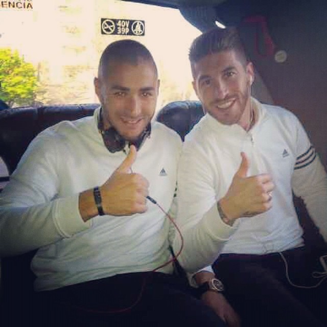 Karim Benzema und Sergio Ramos Karim Benzema und Sergio Ramos