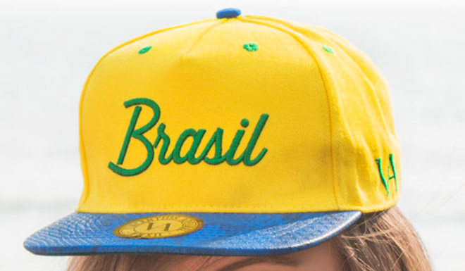 Snapback Cap Brasil Brasilien Cappy Snapback Cap Brasil Brasilien Cappy