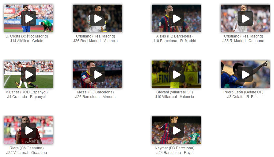 LFP Tor der Saison Cristiano Ronaldo La Liga LFP Tor der Saison Cristiano Ronaldo La Liga