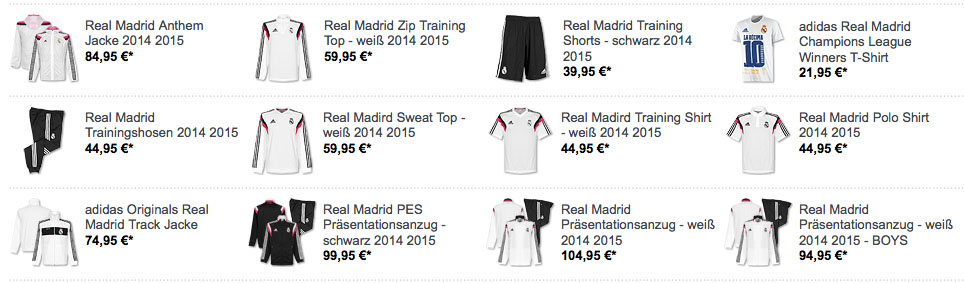 Real Madrid Training Shirt Anzug 2014-15 weiß pink Real Madrid Training Shirt Anzug 2014-15 weiß pink