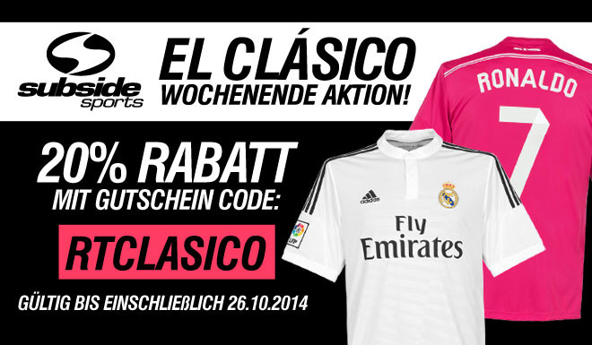 clasico rabatt aktion subside artikel