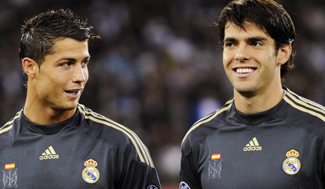 Cristiano Ronaldo Kaká Real Madrid