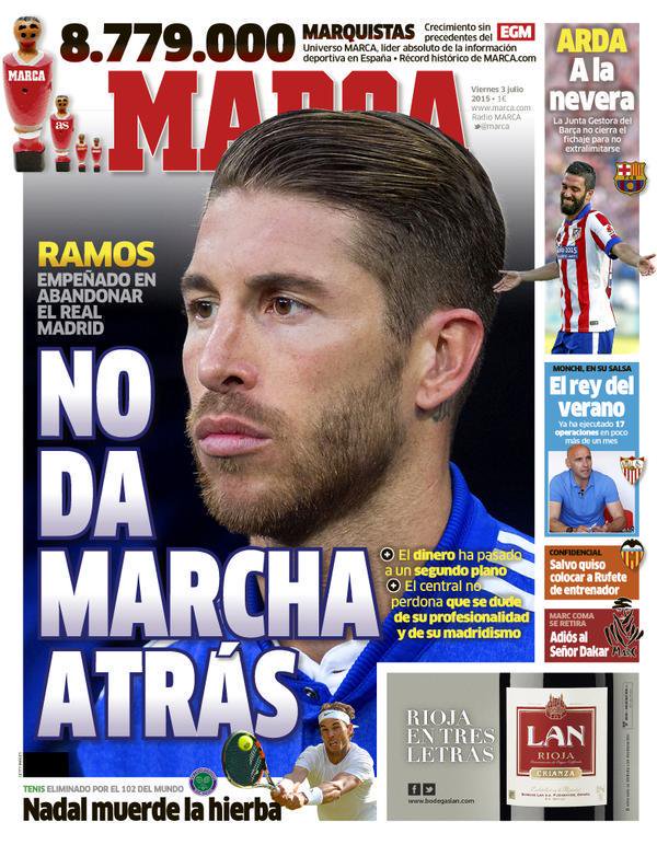 Sergio Ramos MARCA Manchester United