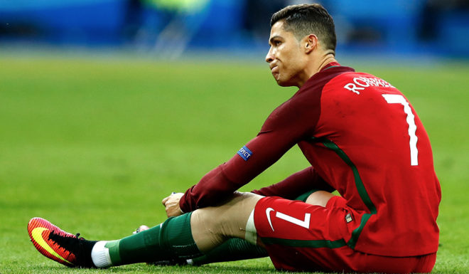 Cristiano Ronaldo Europameisterschaft Finale Portugal Frankreich 2016