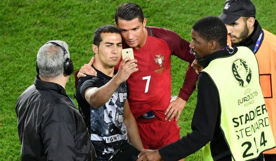 Cristiano Ronaldo Fan Selfie Portugal Europameisterschaft