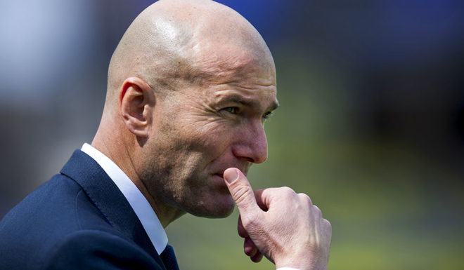 zinedine zidane real madrid trainer