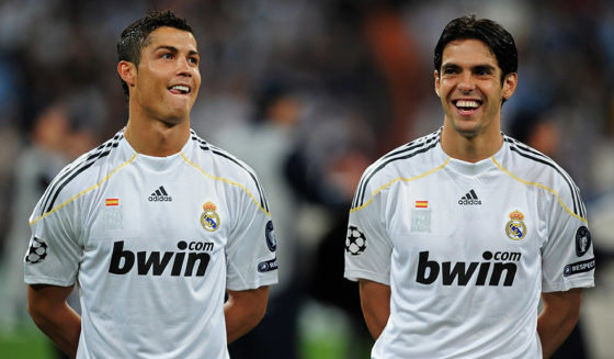 Cristiano Ronaldo Kaká Real Madrid