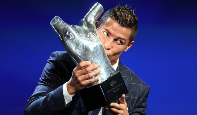 Cristiano Ronaldo Europas Fußballer des Jahres UEFA Real Madrid