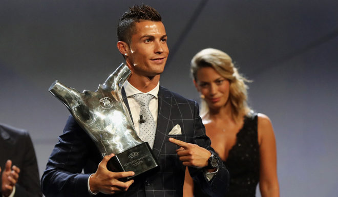 Cristiano Ronaldo Europas Fußballer des Jahres UEFA Real Madrid