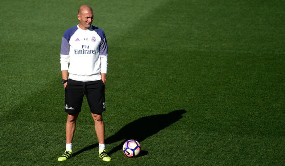 Zinédine Zidane Real Madrid Training