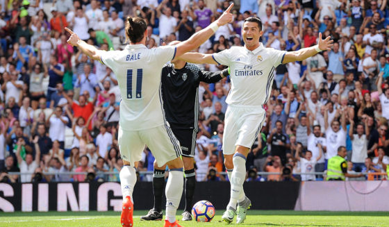 Cristiano Ronaldo Gareth Bale Real Madrid