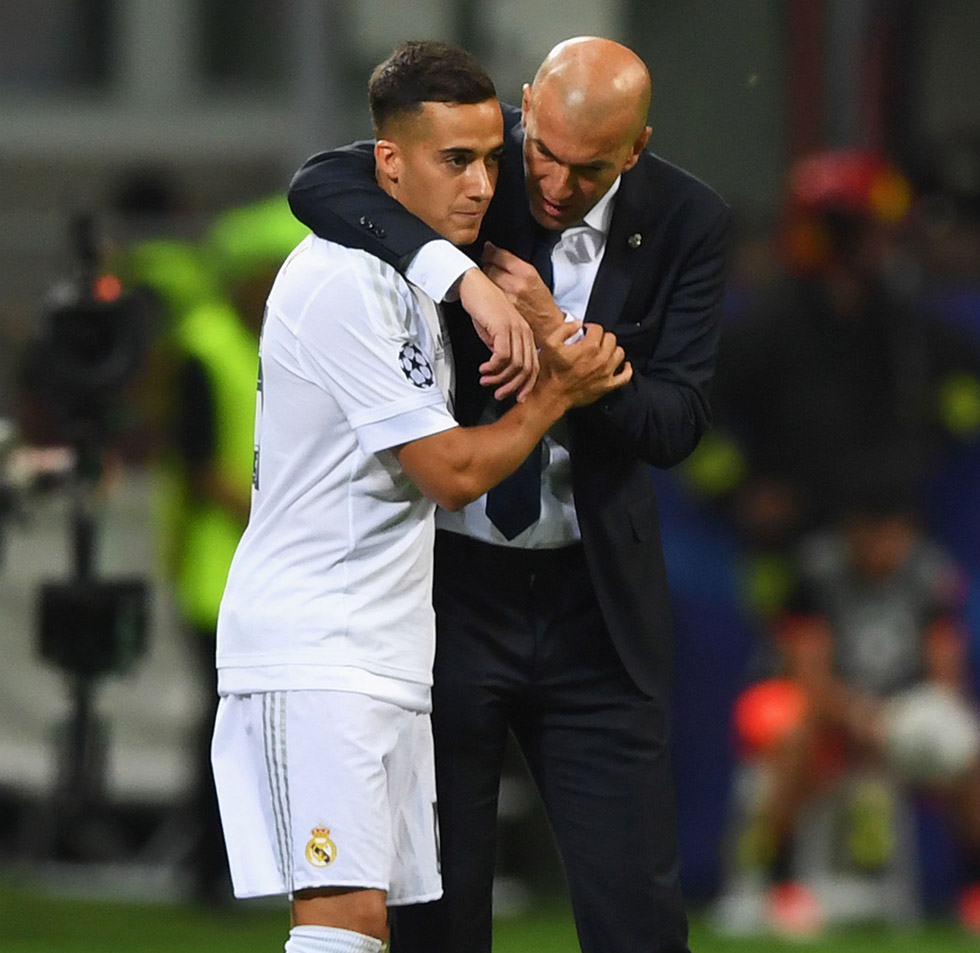 Lucas Vázquez Zinédine Zidane