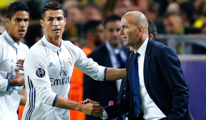 Cristiano Ronaldo Zinédine Zidane