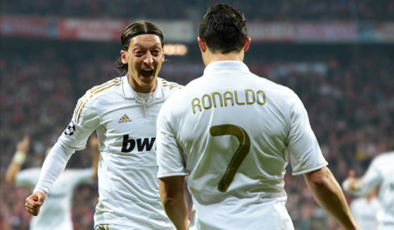 Mesut Özil Cristiano Ronaldo