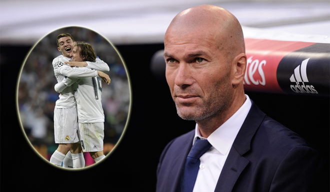 Zinédine Zidane Luka Modric Mateo Kovacic