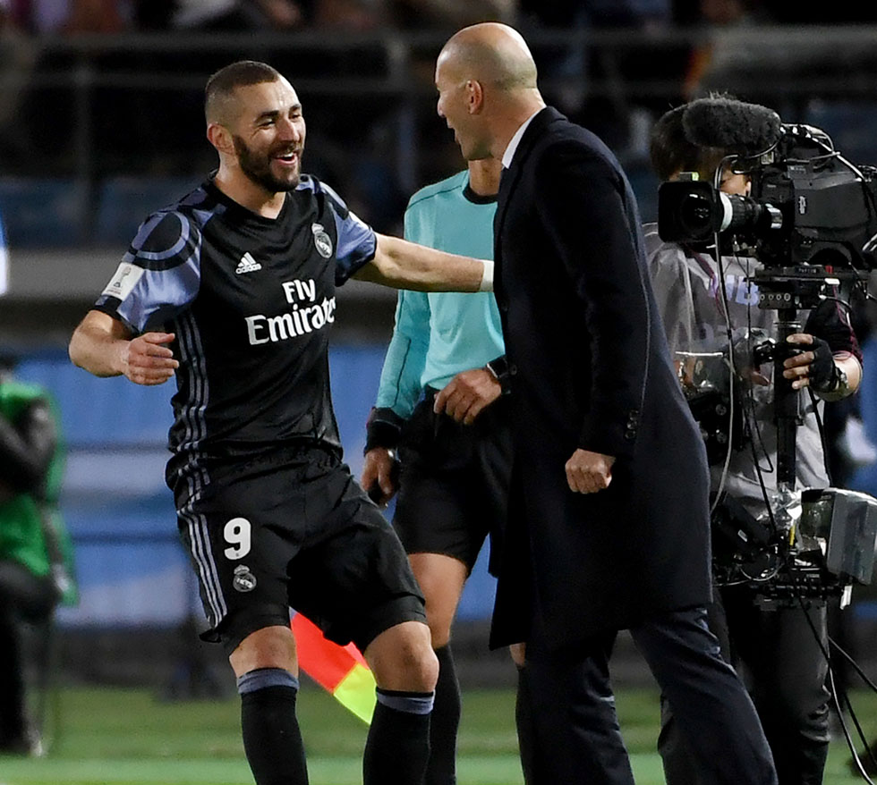 Zinédine Zidane Karim Benzema