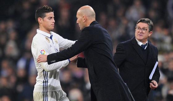 James Rodríguez Zinédine Zidane