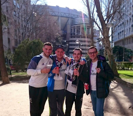 grada fans rmcf luxemburgo alemania austria real madrid