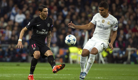 Ángel Di María Real Madrid Paris St. Germain