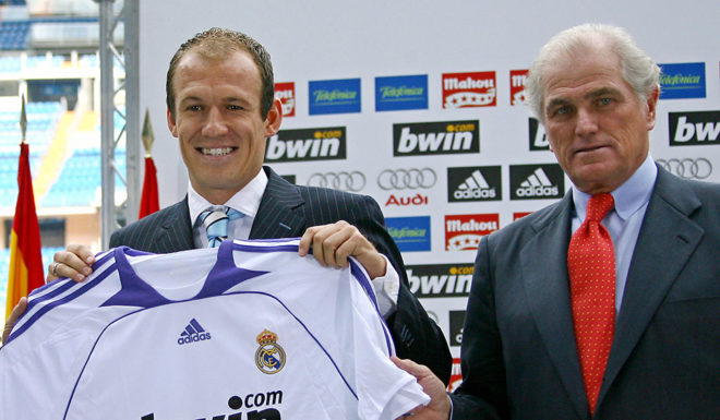Arjen Robben Ramon Calderon