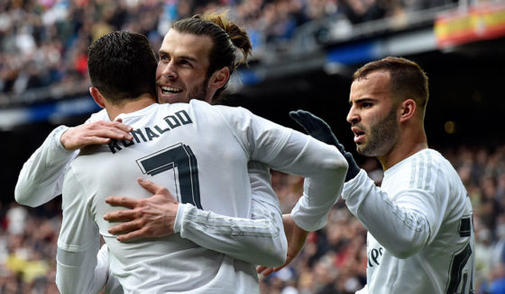 Jesé Rodríguez Gareth Bale Cristiano Ronaldo