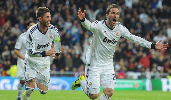 Gonzalo Higuain Sergio Ramos