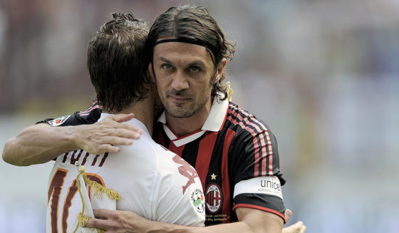 Paolo Maldini Francesco Totti