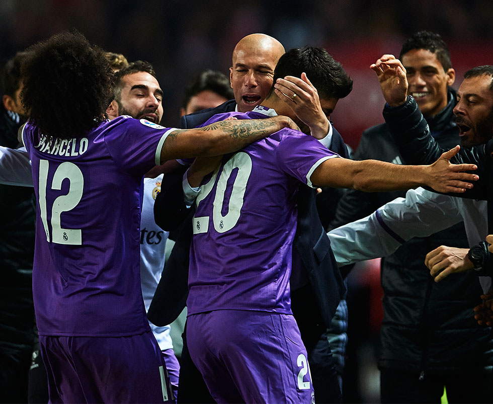 Marco Asensio Zinédine Zidane