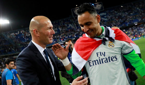 Keylor Navas Zinédine Zidane