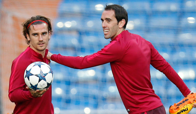 Antoine Griezmann Diego Godin