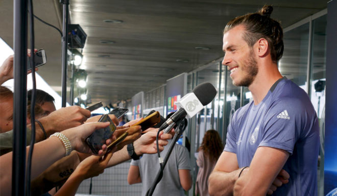 real madrid media day bale