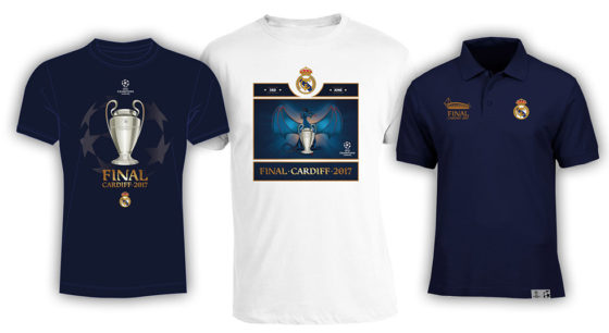 real madrid road to cardiff finale shirts fanartikel