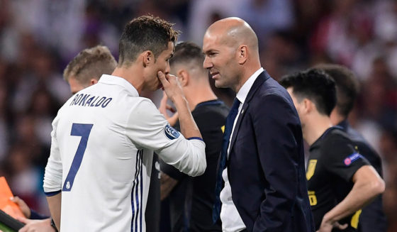 Cristiano Ronaldo Zinédine Zidane