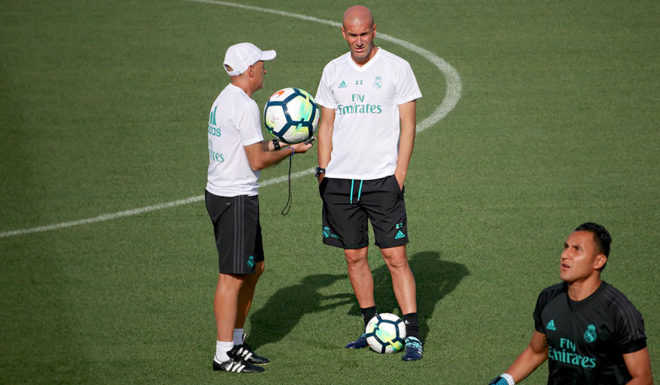 training real madrid zidane