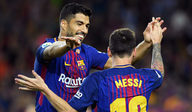 Luis Suárez Lionel Messi