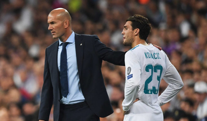 Mateo Kovacic Zinédine Zidane