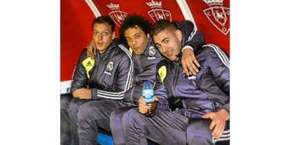 Marcelo freute sich über sein Kader-Comeback mit einem Bild mit Karim Benzema und Mesut Özil