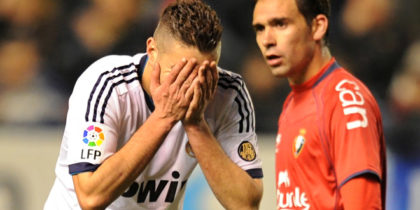 Karim Benzema kann es nicht fassen: Real Madrid spielt nur 0:0 Unentschieden bei CA Osasuna