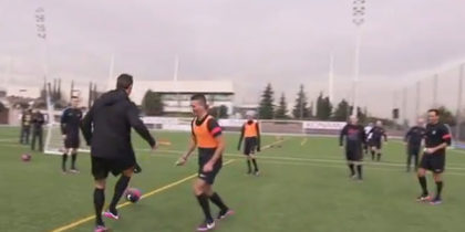 Cristiano Ronaldo beim Training und Meet and Greet von Konami