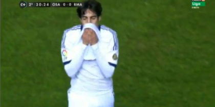 Ricardo Kaká sieht Gelbrot bei Real Madrids 0:0 gegen CA Osasuna