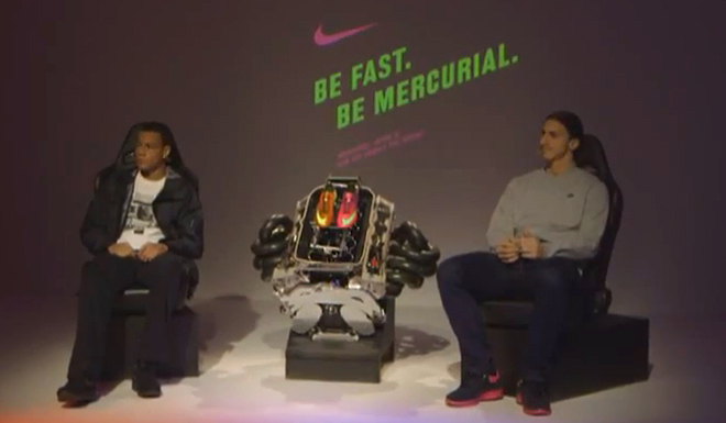 zlatan ibrahimovic nike ronaldo mourinho
