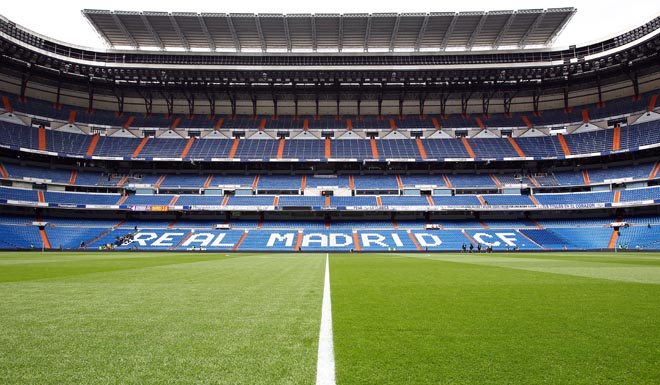 Das Estadio Santiago Bernabéu ist Austragungsort des Endspiels um die Copa del Rey 2013