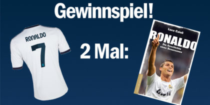 Gewinnspiel: Gewinne ein Trikot von Cristiano Ronaldo oder die Biografie über den Portugiesen