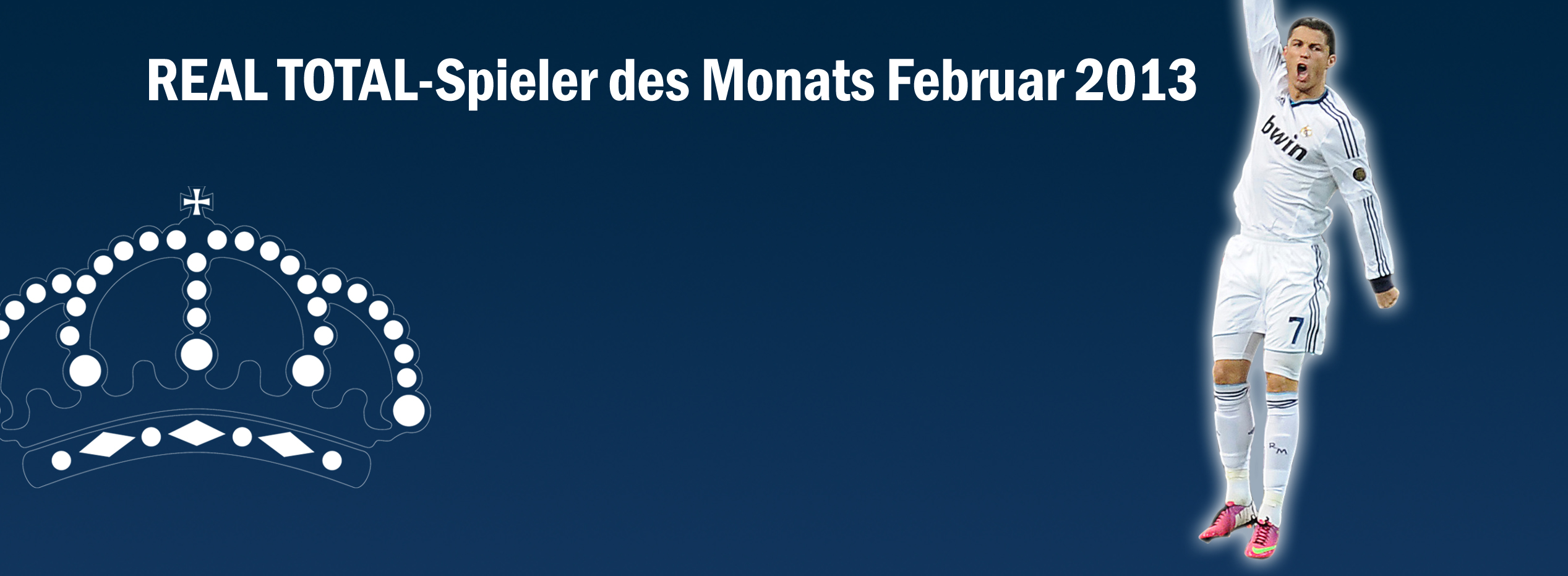 Cristiano Ronaldo ist der Spieler des Monats Februar 2013